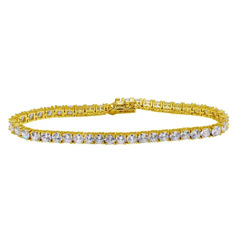 Brilliant CZ Eternity Tennis Bracelet