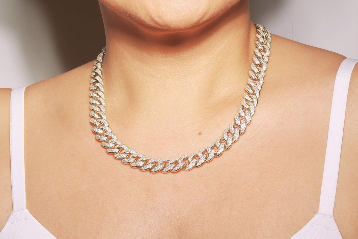 Iced Out Cuban Chain Necklace - 11.7mm