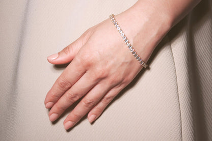 Brilliant CZ Eternity Tennis Bracelet