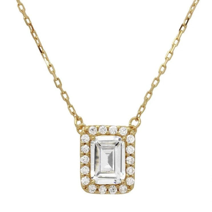 Princess Cut Brilliant Necklace