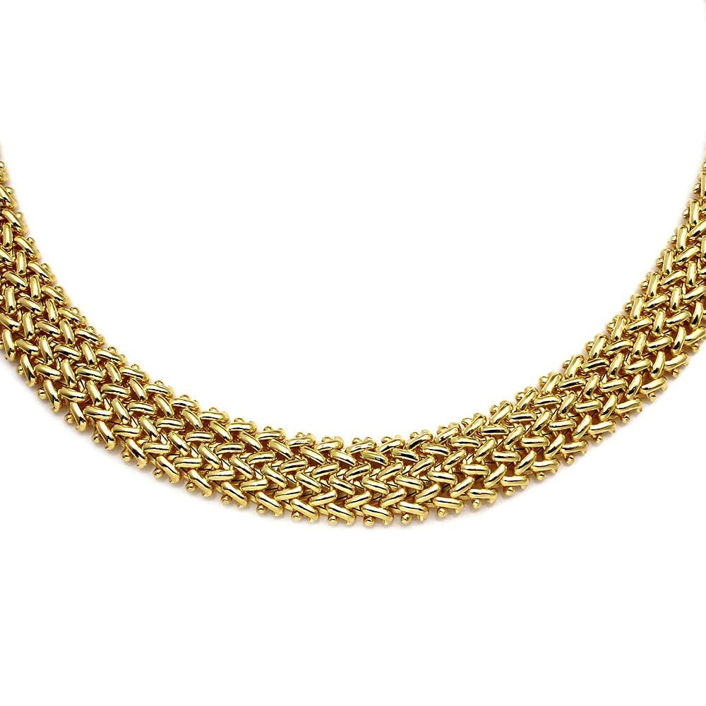 Gold Braided Necklace